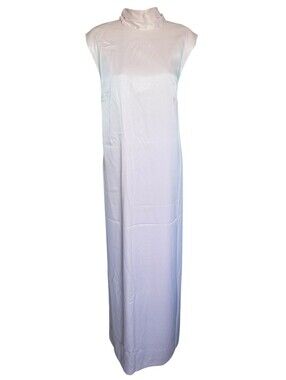 daily drills silk dress Daily Drills Pink satin shift dress by Daily Drills
